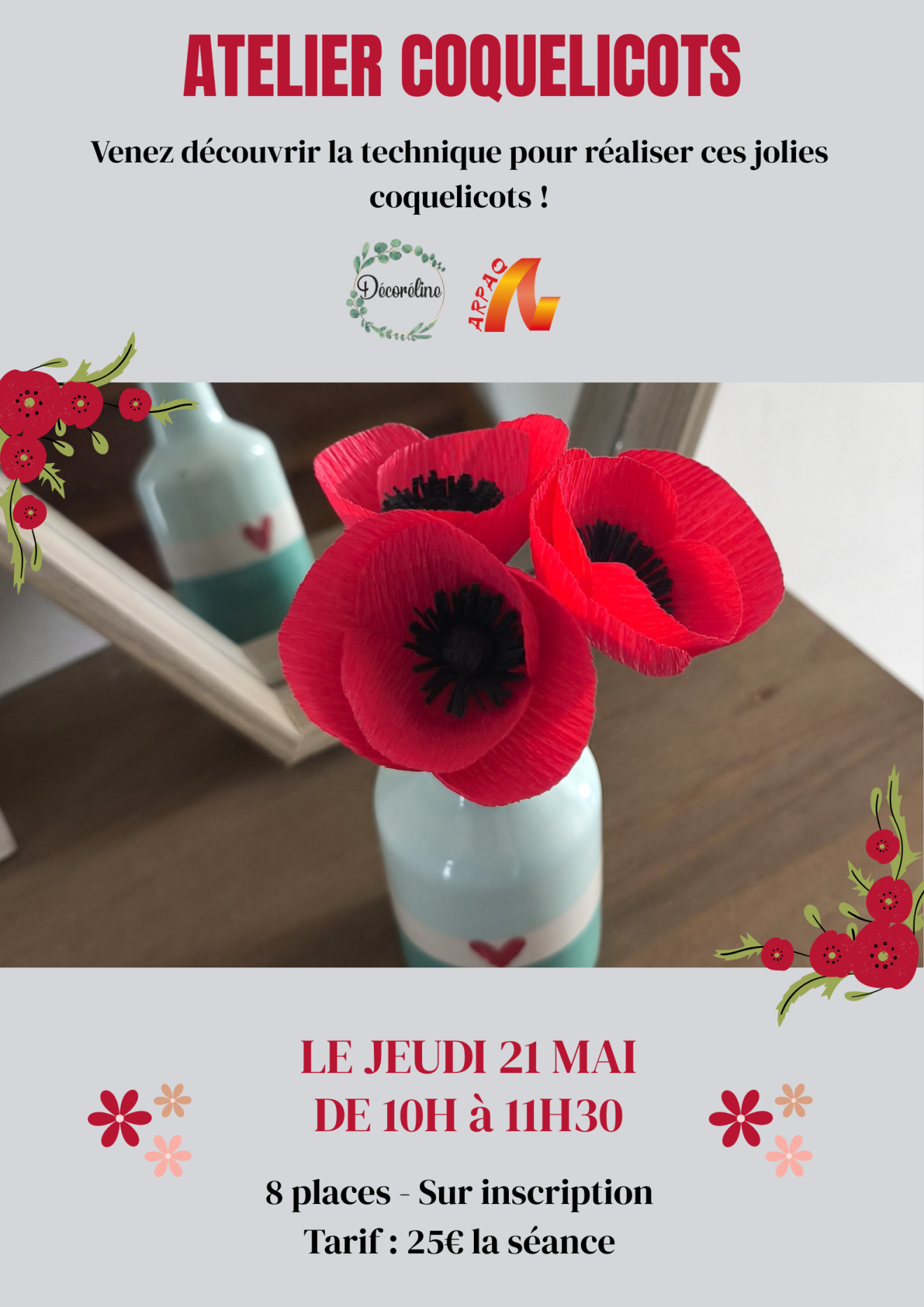 RAPPEL ATELIER COQUELICOTS