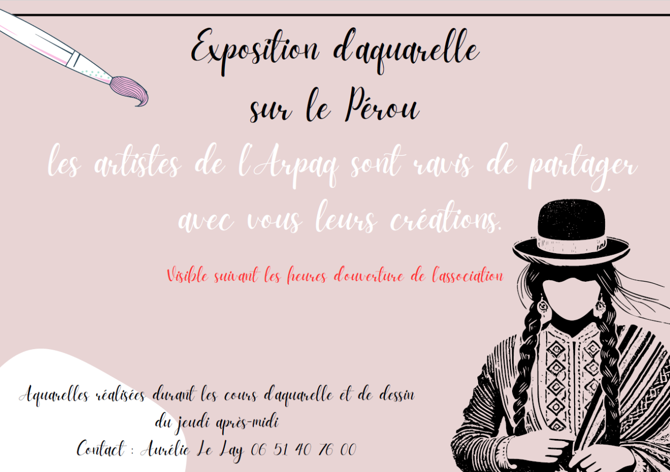NOUVELLE EXPOSITION A L'ARPAQ !
