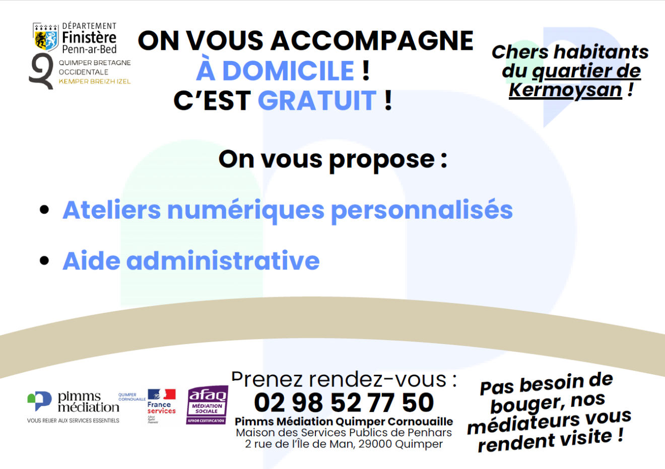 ACCOMPAGNEMENT NUMÉRIQUE A DOMICILE !