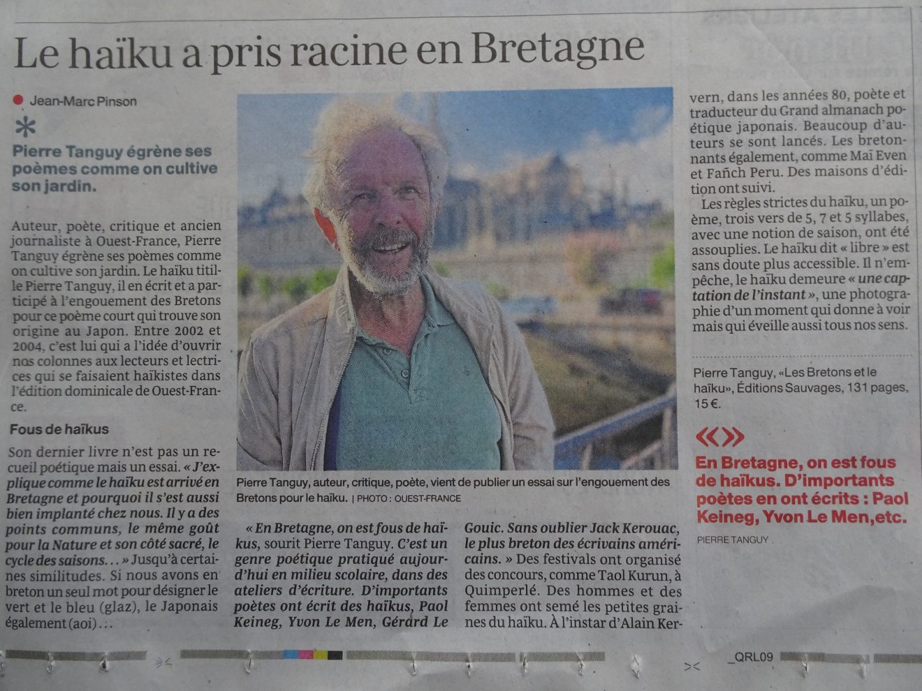 MISE A L'HONNEUR DE PIERRE TANGUY