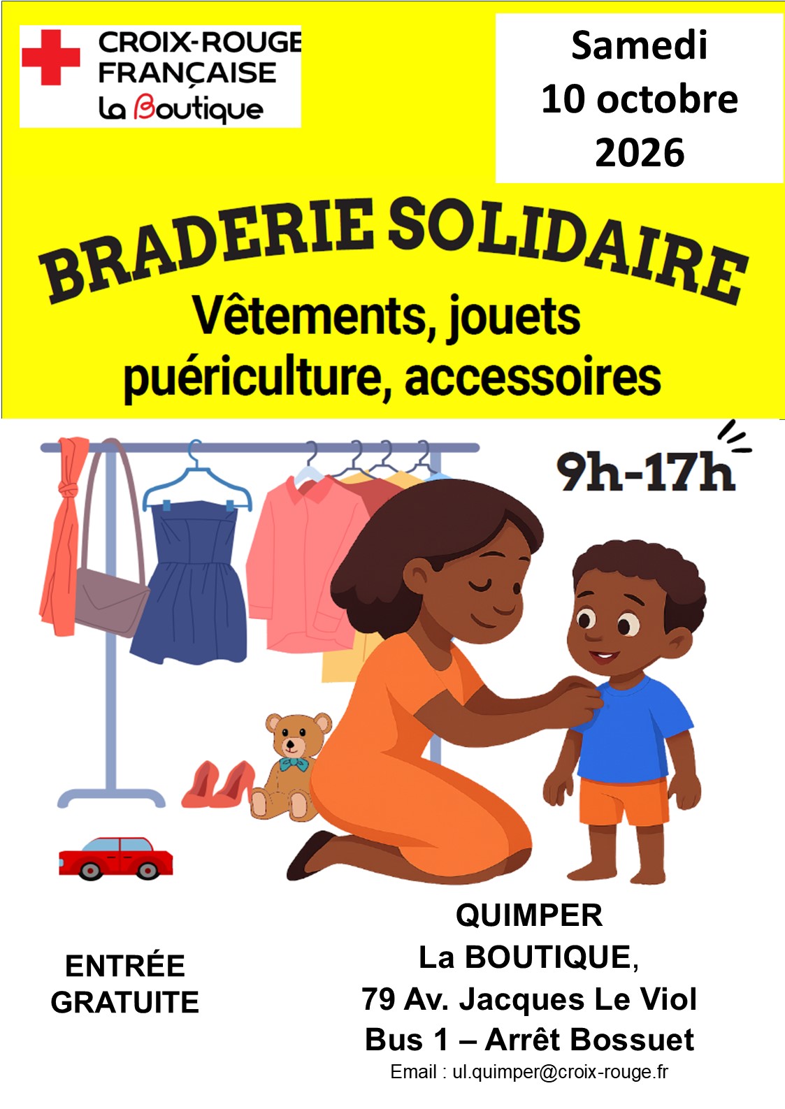 BRADERIE SOLIDAIRE DE LA CROIX ROUGE