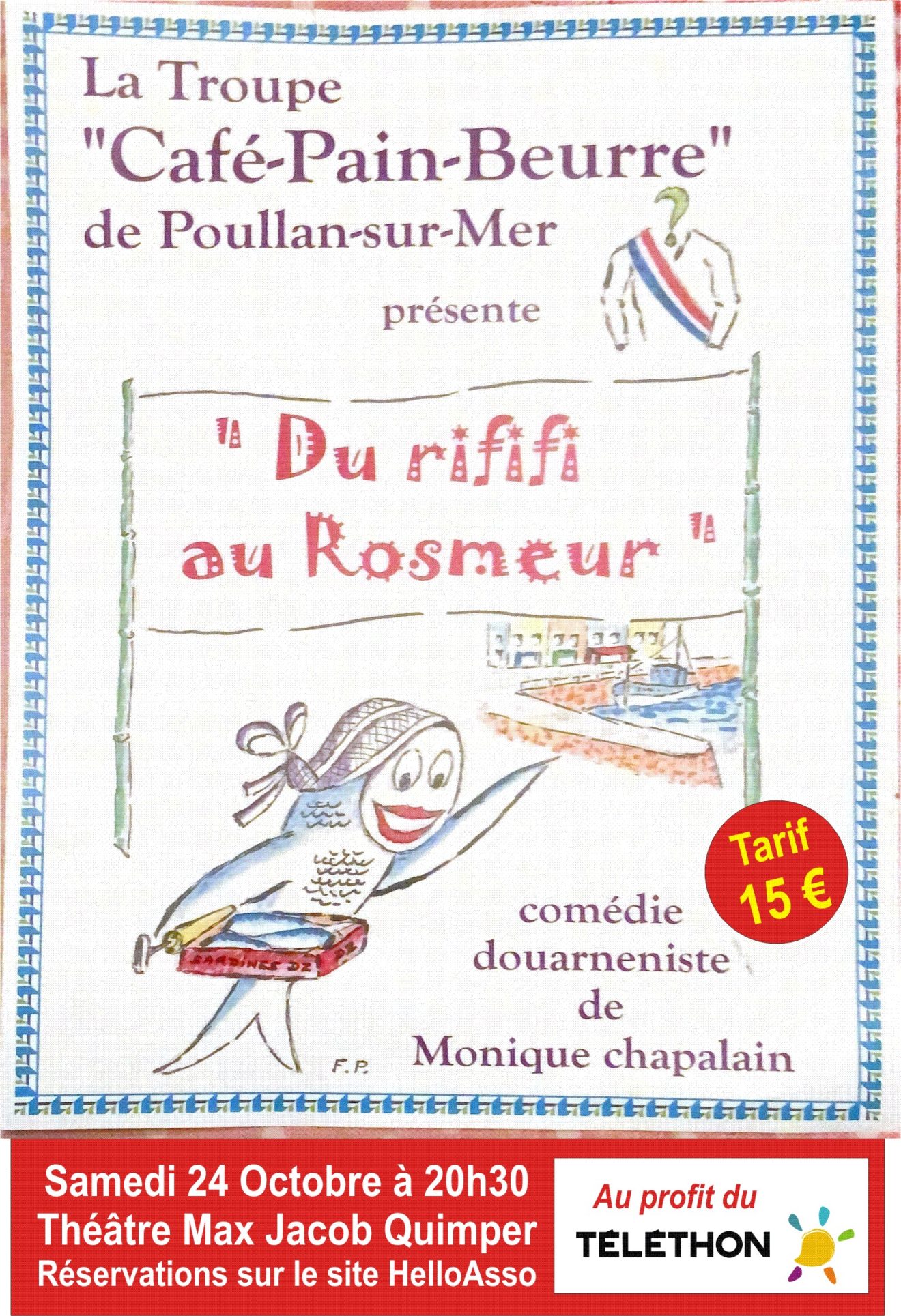 DU THÉÂTRE AU PROFIT DU TÉLÉTHON AU THÉÂTRE MAX JACOB